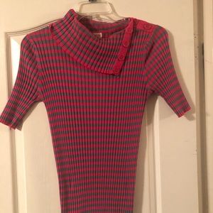 Ribbed Short Sleeve Shirt